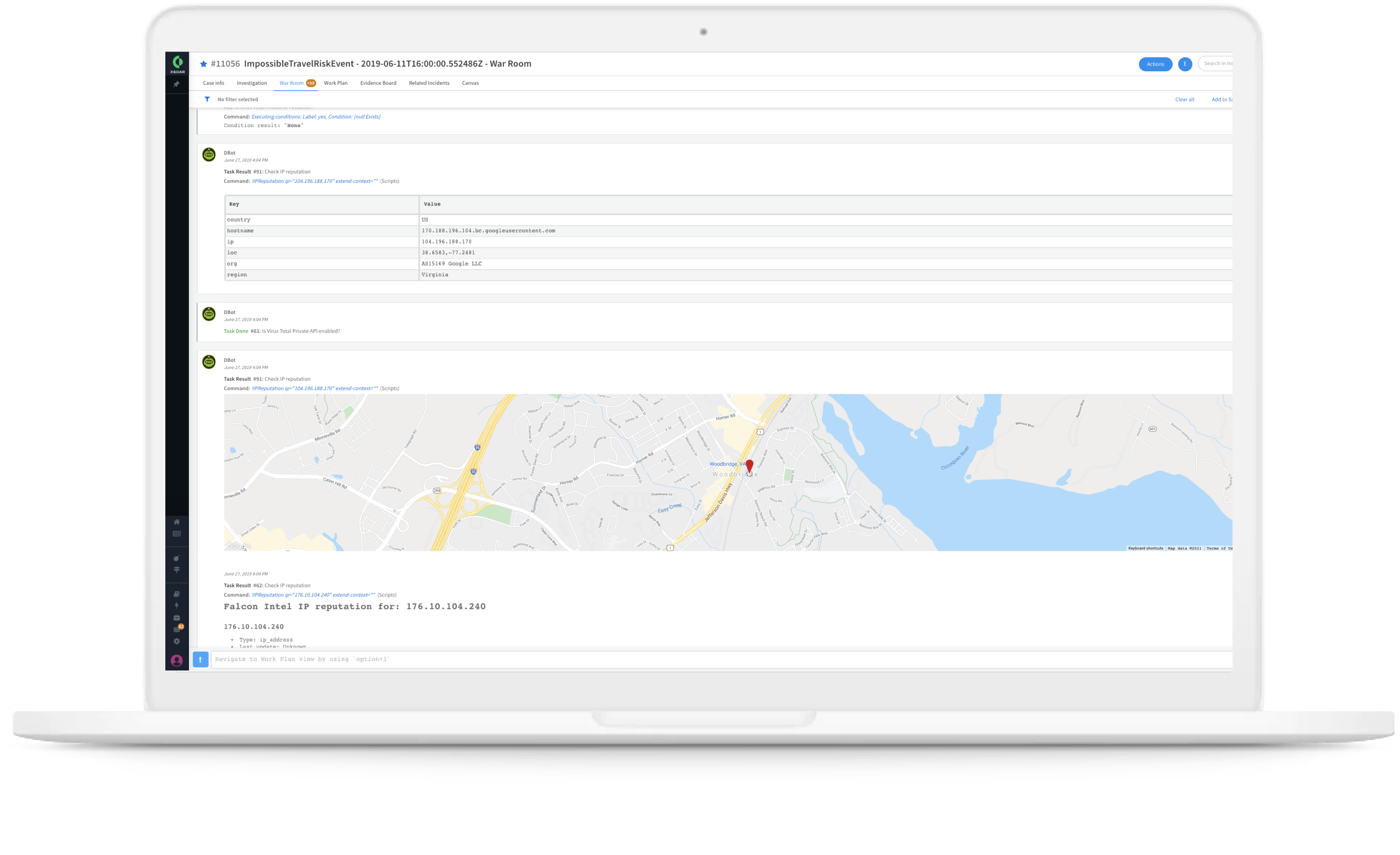 每个事件都有一个战情室