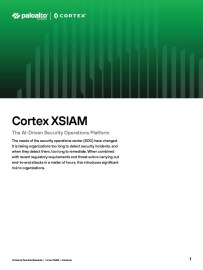 Cortex XSIAM 数据表