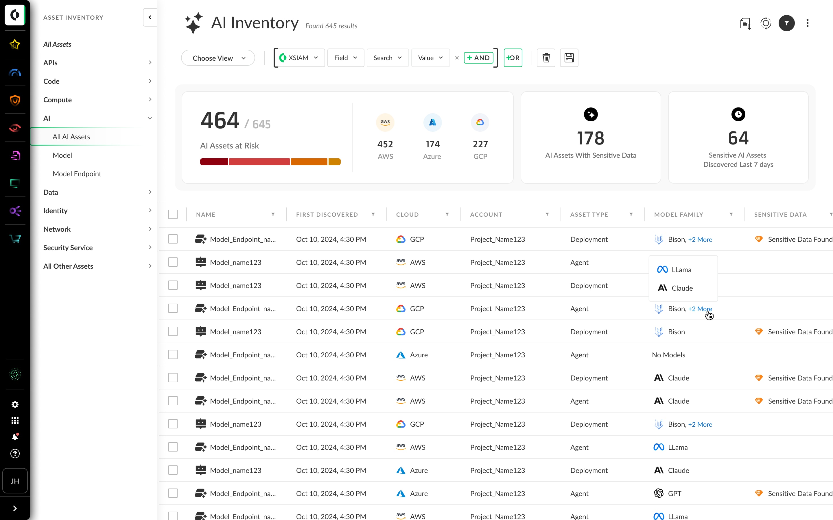Protect and control AI infrastructure, usage and data