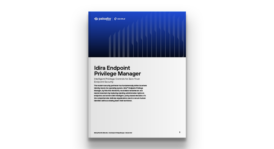 Idira Endpoint Privilege Manager Solution Brief