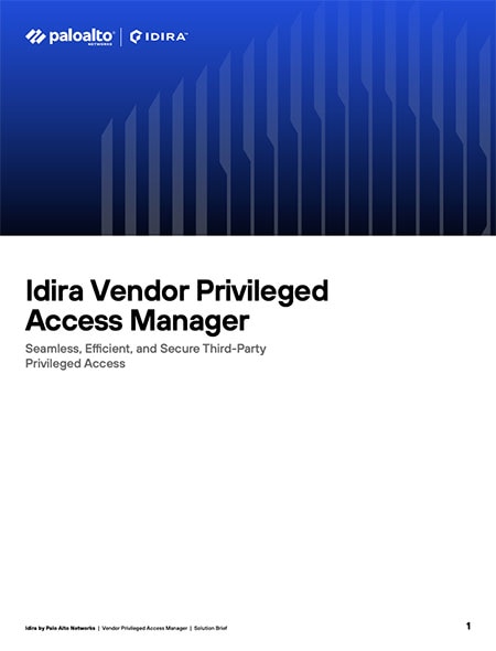 Vendor PAM Solution Brief