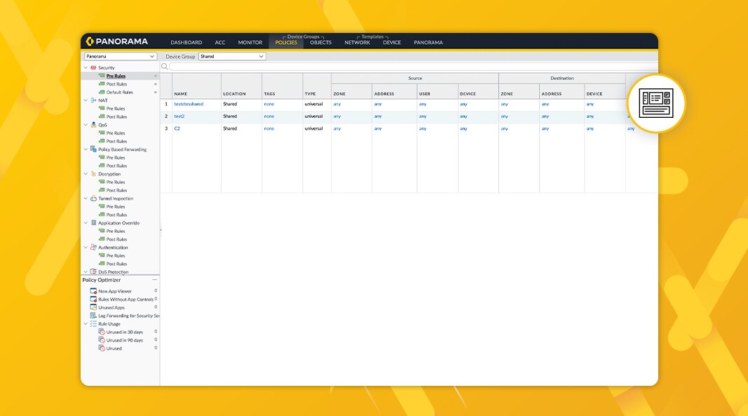 在整个网络中保持防火墙规则一致