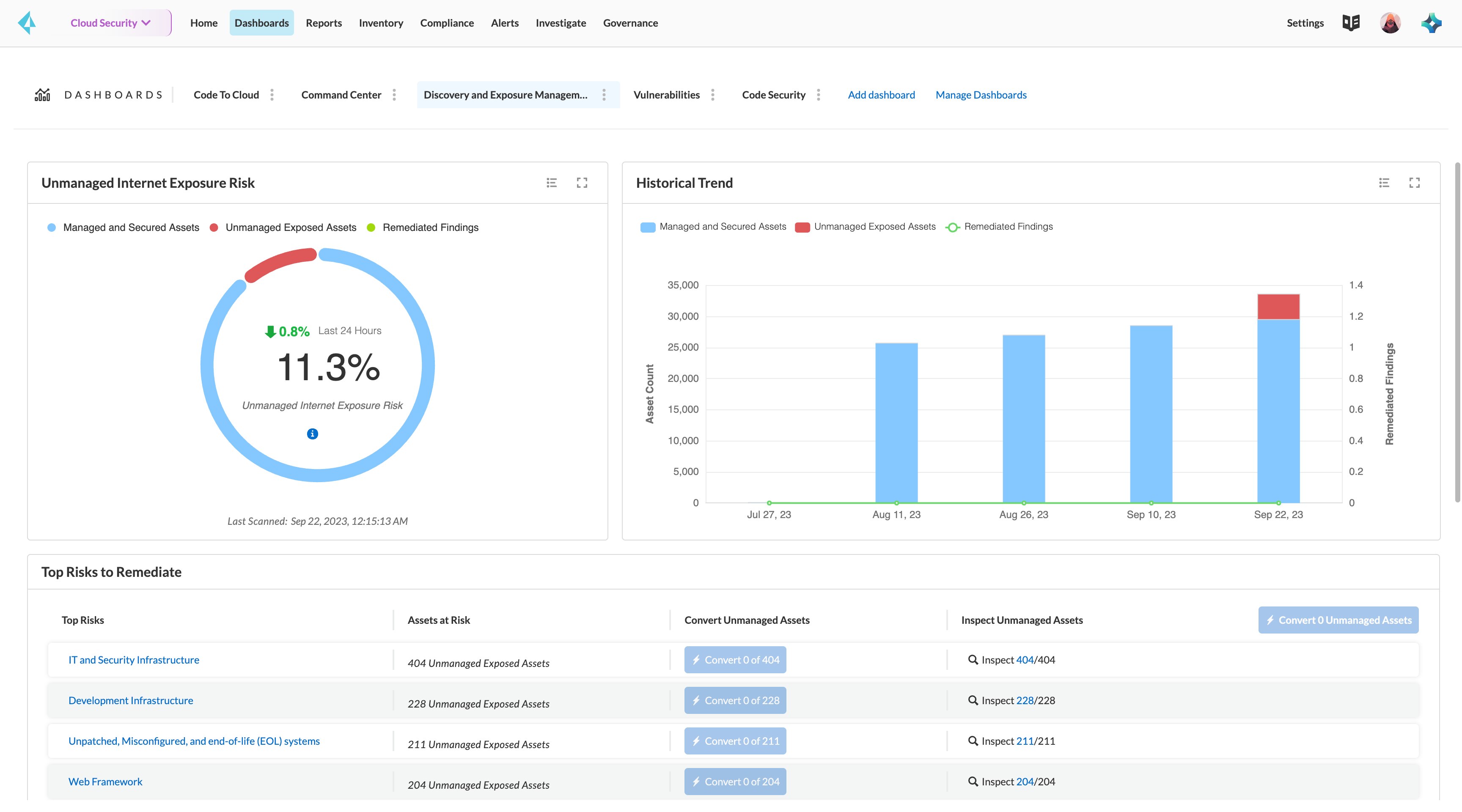 登记非托管资产并修复风险