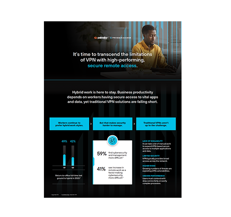 利用 Prisma Access 超越 VPN 的限制